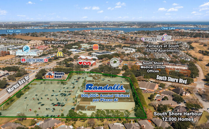 Pictures of Retail property located at 2951 Marina Bay Dr, League City, TX 77573 for lease - image #1