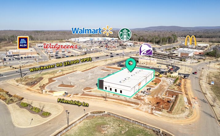 Pictures of Retail property located at 2130 Winchester Rd NE, Huntsville, AL 35811 for lease - image #1