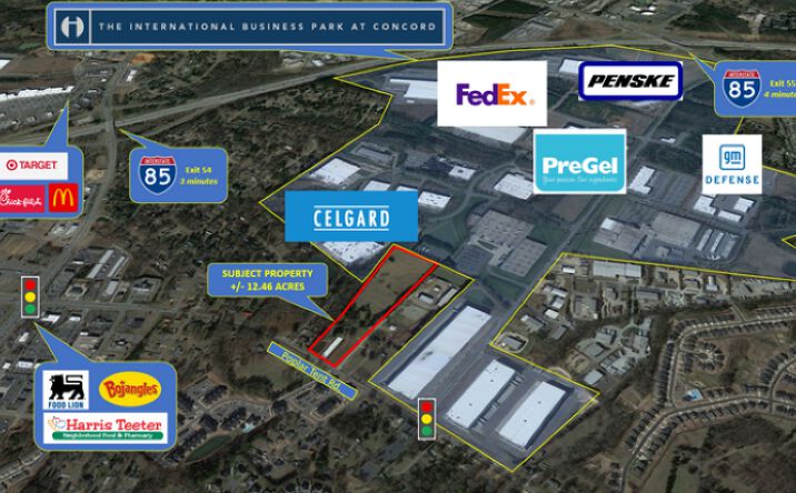 Pictures of Industrial, Land property located at 4758 Poplar Tent Rd, Concord, NC 28027 for lease - image #1