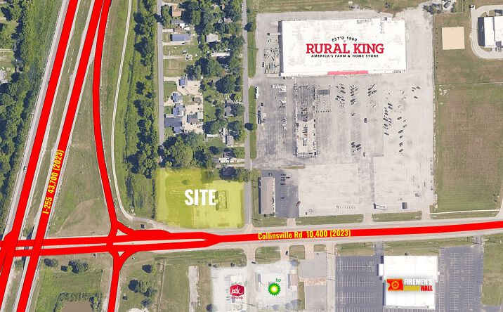 Pictures of Land property located at 9497 Collinsville Rd, Collinsville, IL 62234 for lease - image #1