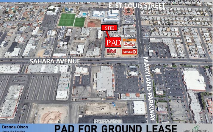 Pictures of Land property located at 1130 E Sahara Ave, Las Vegas, NV 89104 for lease - image #1