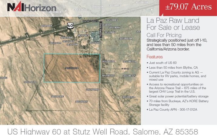 US Hwy 60 & McVay Rd, Salome, AZ 85348 | Crexi.com