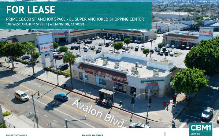 Pictures of Retail, Office, Special Purpose property located at 104-140 W Anaheim St, Los Angeles, CA 90744 for lease - image #1