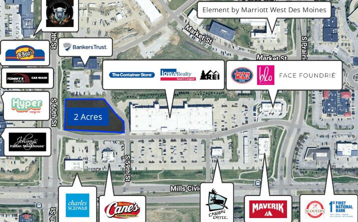 Pictures of Retail, Office, Land property located at 5901 Mills Civic Pkwy, West Des Moines, IA 50266 for lease - image #1
