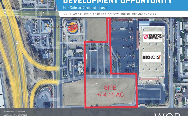 Pictures of Retail, Land property located at 914 County Line Rd, Delano, CA 93215 for lease - image #1