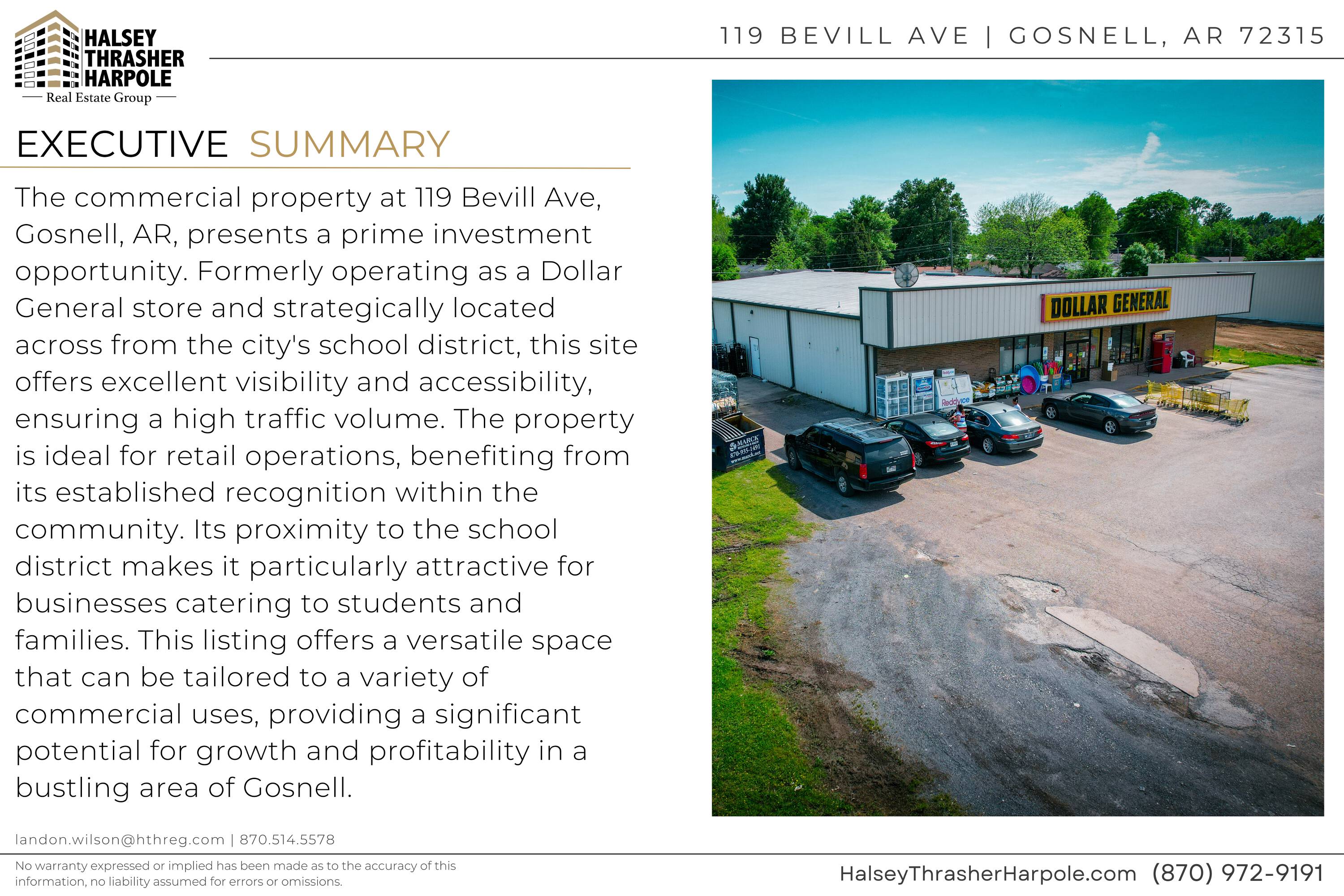 119 Bevill Ave, Gosnell, AR 72315 | Crexi.com