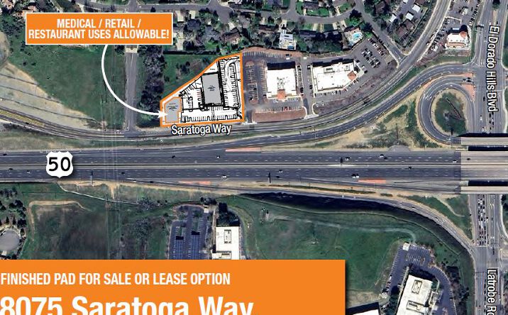 Pictures of Retail, Office, Restaurant property located at 8075 Saratoga Way - Pad 1 - El Dorado Hills, CA, El Dorado Hills, CA 95762 for lease - image #1