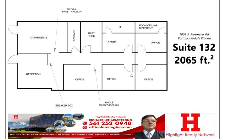 Pictures of Office property located at 1801 S Perimeter Rd, Fort Lauderdale, FL 33309 for lease - image #1