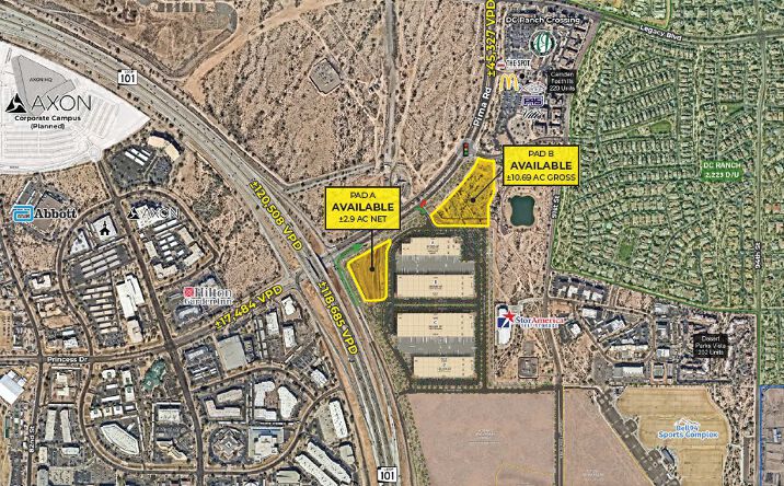 Pictures of Retail, Land property located at Loop 101 & Pima Rd, Scottsdale, AZ 85255 for lease - image #1