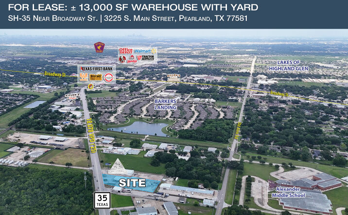 Pictures of Industrial property located at 3225 South Main Street, Pearland, TX 77581 for lease - image #1