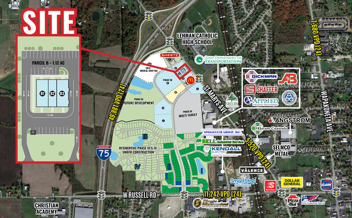 Pictures of Retail, Restaurant property located at Sidney, OH, Sidney, OH 45365 for lease - image #1