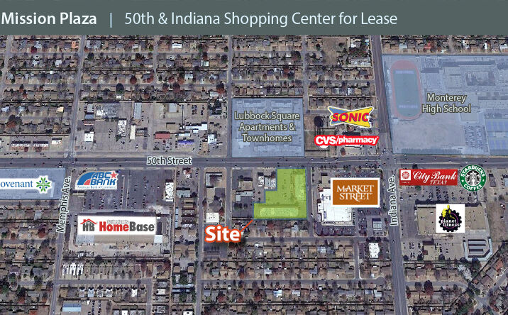 Pictures of Retail property located at 3501 50th St, Lubbock, TX 79413 for lease - image #1