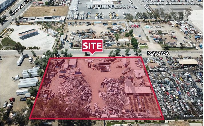 Pictures of Land property located at 14597 Aliso Dr, Fontana, CA 92337 for lease - image #1