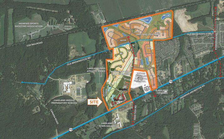 Pictures of Retail property located at Hwy 70 & Seed Tick Rd, Lakeland, TN 38002 for lease - image #1