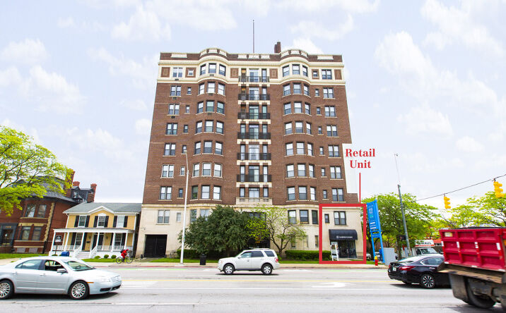 Pictures of Retail, Office property located at 2900 E Jefferson Ave, Detroit, MI 48207 for lease - image #1