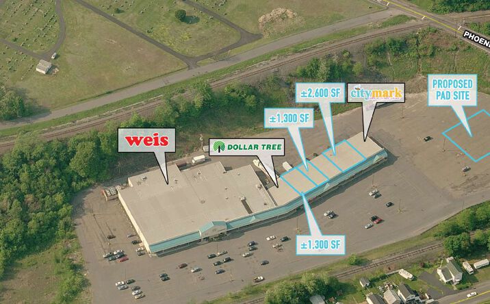 Pictures of Retail property located at 100 Phoenix St, Duryea, PA 18642 for lease - image #1