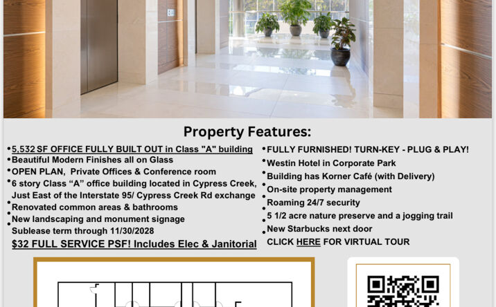 Pictures of Office property located at 1000 Corporate Dr, Fort Lauderdale, FL 33334 for lease - image #1