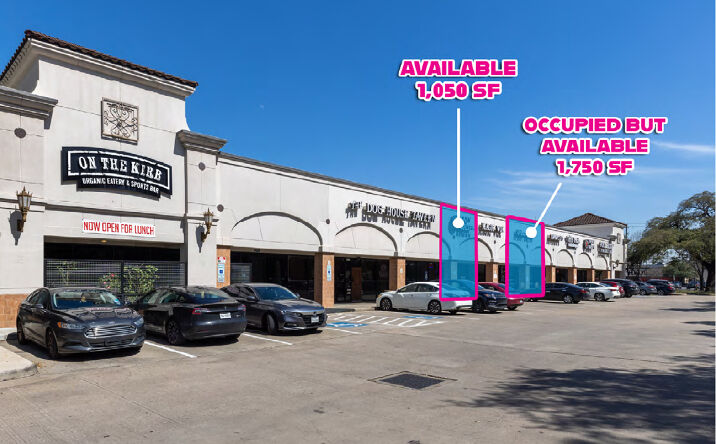 Pictures of Retail, Office, Restaurant property located at 2501-2521 Bagby St, Houston, TX 77006 for lease - image #1