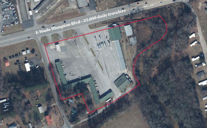 Pictures of Land property located at 13435 E Wade Hampton Blvd, Greer, SC 29651 for lease - image #1