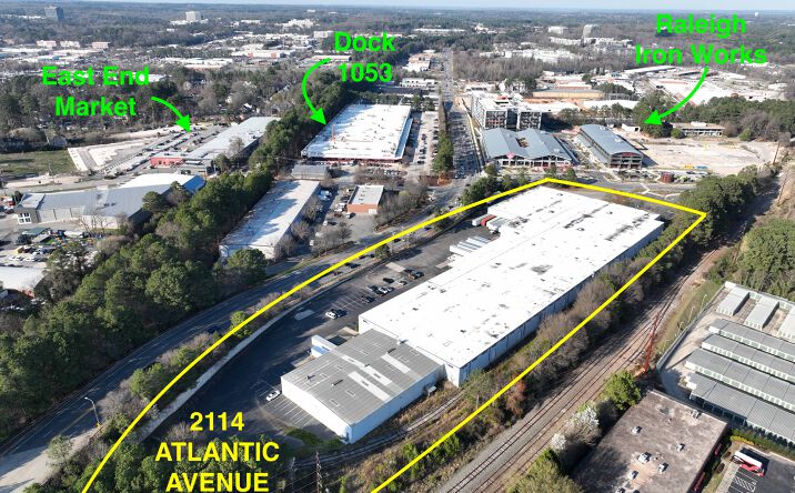 Pictures of Industrial property located at 2114 Atlantic Ave, Raleigh, NC 27604 for lease - image #1