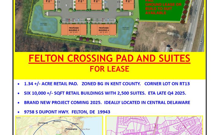 Pictures of Retail, Land property located at 9758 S Dupont Hwy, Felton, DE 19943 for lease - image #1