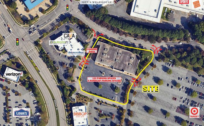 Pictures of Retail property located at 2011 Walnut St, Cary, NC 27518 for lease - image #1