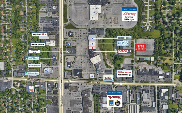 Pictures of Retail property located at 4401 Transit Rd, Buffalo, NY 14221 for lease - image #1