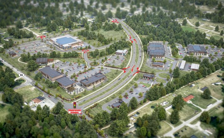Pictures of Retail, Office, Land property located at NC-55 & Clayton Rd, Fuquay-Varina, NC 27526 for lease - image #1