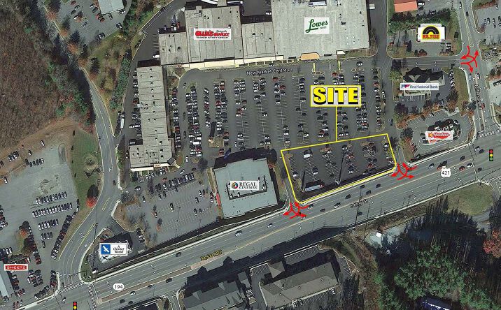 Pictures of Land property located at New Market Centre, Boone, NC 28607 for lease - image #1