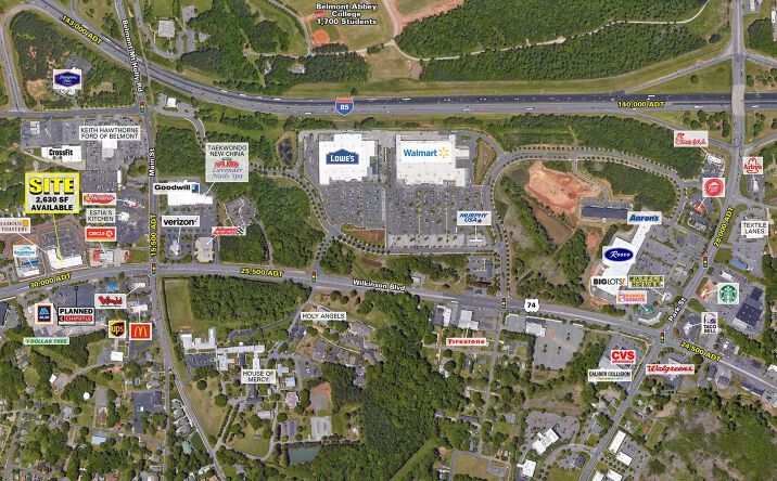 Pictures of Retail property located at 6425 W Wilkinson Blvd, Belmont, NC 28012 for lease - image #1