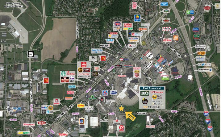 Pictures of Retail property located at 4303 E Towne Way, Madison, WI 53704 for lease - image #1