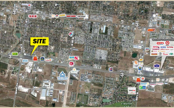 Pictures of Retail property located at 83 S Conway Ave, Mission, TX 78572 for lease - image #1