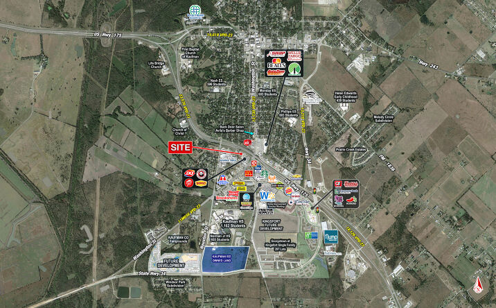 Pictures of Retail, Restaurant property located at 1 Oak Creek Dr, Kaufman, TX 75142 for lease - image #1
