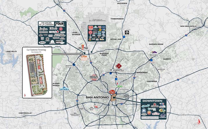Pictures of Retail, Land property located at La Cantera Pkwy, San Antonio, TX 78249 for lease - image #1