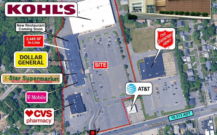 Pictures of Retail property located at 800 Boston Rd, Springfield, MA 01119 for lease - image #1