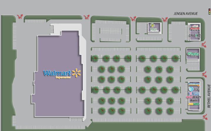 Pictures of Retail property located at SWQ of Jensen and Bethel Avenues, Sanger, CA 93657 for lease - image #1