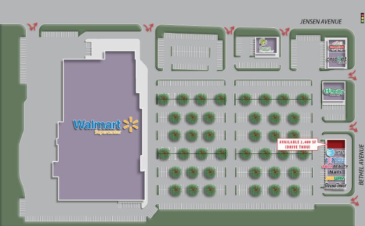 Pictures of Retail property located at SWQ of Jensen and Bethel Avenues, Sanger, CA 93657 for lease - image #1