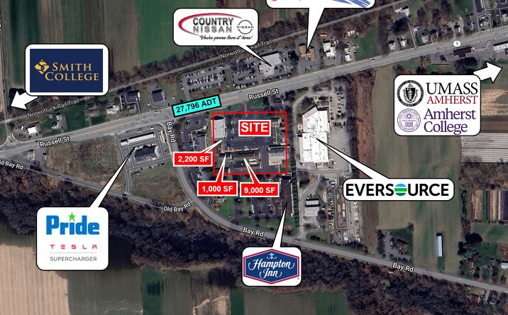 Pictures of Retail, Office, Restaurant property located at 41 Russell St, Hadley, MA 01035 for sales - image #1