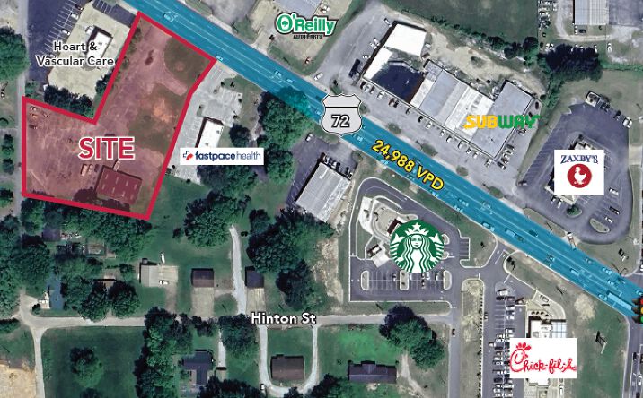 Pictures of Land property located at 1400 US-72, Corinth, MS 38834 for lease - image #1