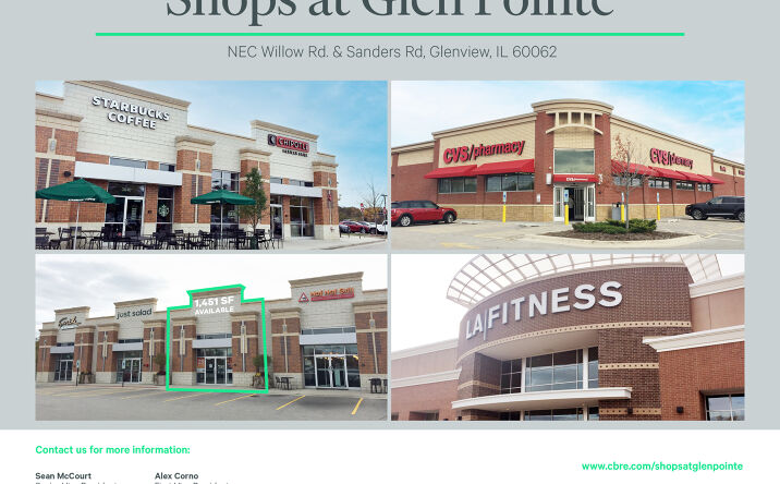 Pictures of Retail property located at 3750 Willow Rd, Northbrook, IL 60062 for lease - image #1