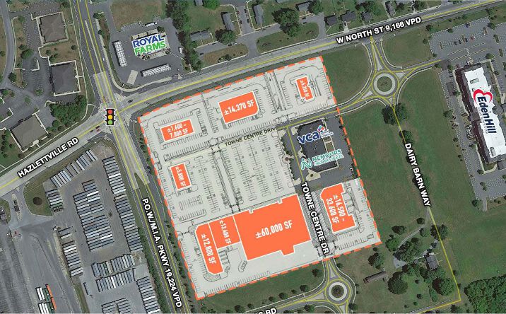 Pictures of Retail, Land property located at 201 Towne Centre Dr, Dover, DE 19904 for lease - image #1