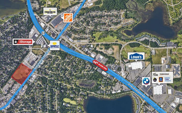 Pictures of Land property located at 2000 Orchard Lake Rd, Sylvan Lake, MI 48320 for lease - image #1