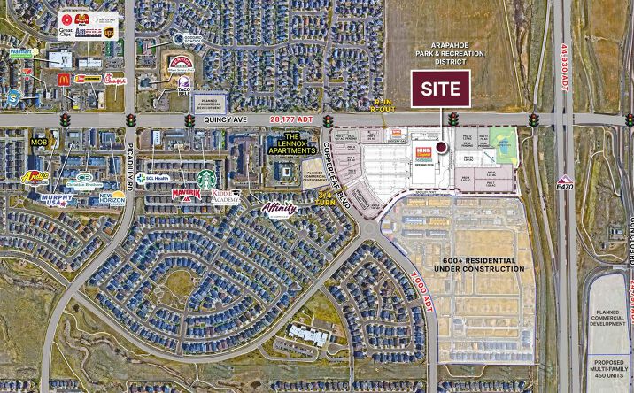 Pictures of Retail property located at Copperleaf Blvd, Aurora, CO 80015 for lease - image #1