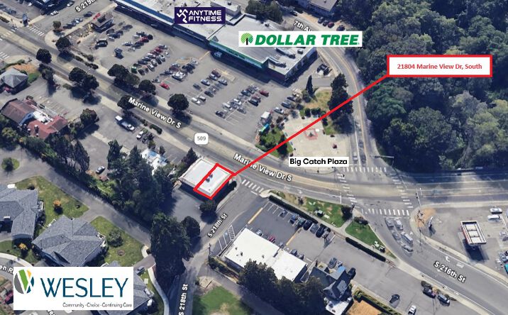 Pictures of Retail, Office property located at 21804 Marine View Dr S, Des Moines, WA 98198 for lease - image #1