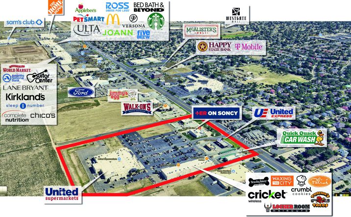Pictures of Retail property located at 3562 South Soncy Road, Amarillo, TX 79119 for lease - image #1