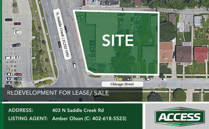 Pictures of Retail, Land property located at 403 N Saddle Creek Rd, Omaha, NE 68131 for lease - image #1