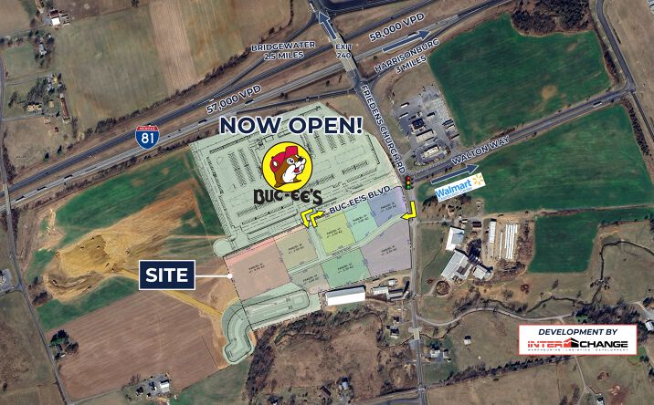 Pictures of Land property located at Buc'ee's Blvd, Mt. Crawford, VA, Mt Crawford, VA 22841 for lease - image #1