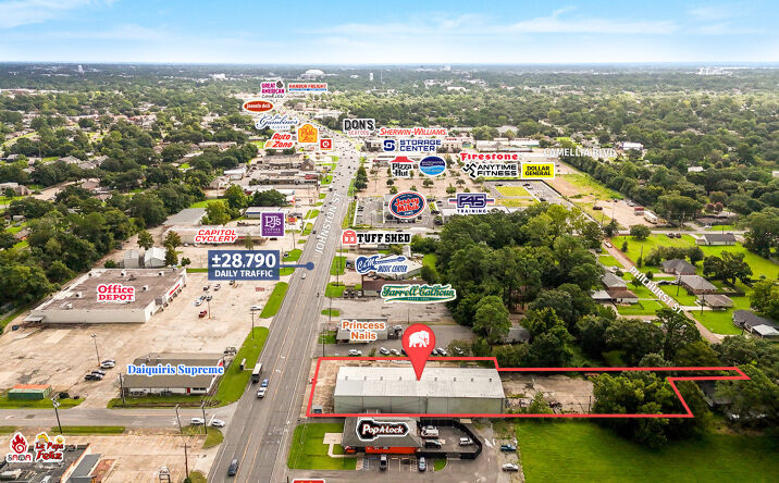 Pictures of Retail, Industrial property located at 4549 Johnston St, Lafayette, LA 70503 for lease - image #1