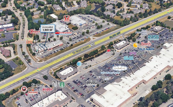 Pictures of Retail property located at 7010 Grand Ave, Gurnee, IL 60031 for lease - image #1