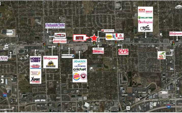 Pictures of Retail property located at 800a-E E. Roosevelt Rd, Lombard, IL 60148 for lease - image #1